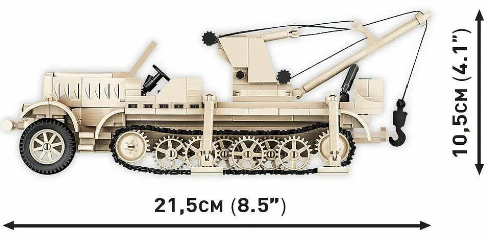 Cobi: World War II - Sd.Kfz. 9/1 Famo Half-Track Historical Collection 1/35th Scale Building Block Construction Set (498 Pieces)