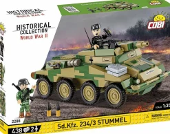 Cobi: World War II - Sd.Kfz. 234/3 Stummel Tank Historical Collection 1/35th Scale Building Block Construction Set (438 Pieces)