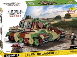 Cobi: World War II - Sd.Kfz. 186 Jagdtiger Tank Historical Collection 1/28th Scale Building Block Construction Set (1280 Pieces)