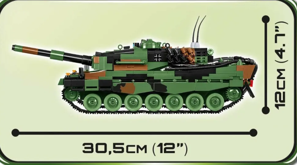 Cobi: World War II - Sherman M4A3E2 “Jumbo” Tank Construction Set (720 Pieces)
