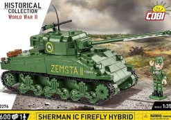 Cobi: World War II - Sherman IC Firefly Hybrid Tank Historical Collection 1/35th Scale Building Block Construction Set (600 Pieces)