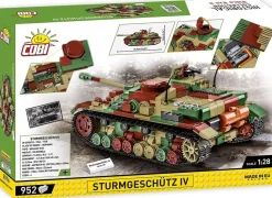 Cobi: World War II - Sturmgeschutz IV (Sd.Kfz.167) Tank Historical Collection 1/28th Scale Building Block Construction Set (952 Pieces)