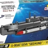 Cobi: World War II - U-Boat XXVII "Seehund" Submarine Historical Collection 1/72 Scale Building Block Construction Set (181 Pieces)
