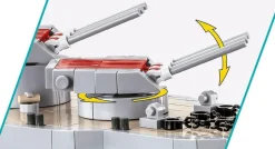 Cobi: World War II - USS Arizona (BB-39) Battleship Historical Collection 1/300th Scale Building Block Construction Set (2046 Pieces)