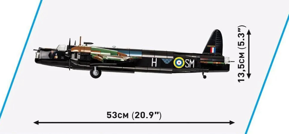 Cobi: World War II - Vickers Wellington Mk2 Construction Set (1162 pieces)
