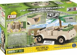 Cobi: World War II - Volkswagen Kubelwagen Type 82 Light Military Vehicle Construction Set (195 Pieces)