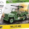 Cobi: World War II - Willys MB Jeep Historical Collection 1/35th Scale Building Block Construction Set (132 Pieces)