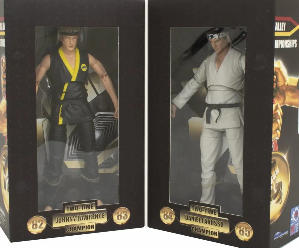 Cobra Kai - All Valley Champions Johnny Lawrence & Daniel LaRusso 7” Action Figure 2-Pack (PX Previews Exclusive)