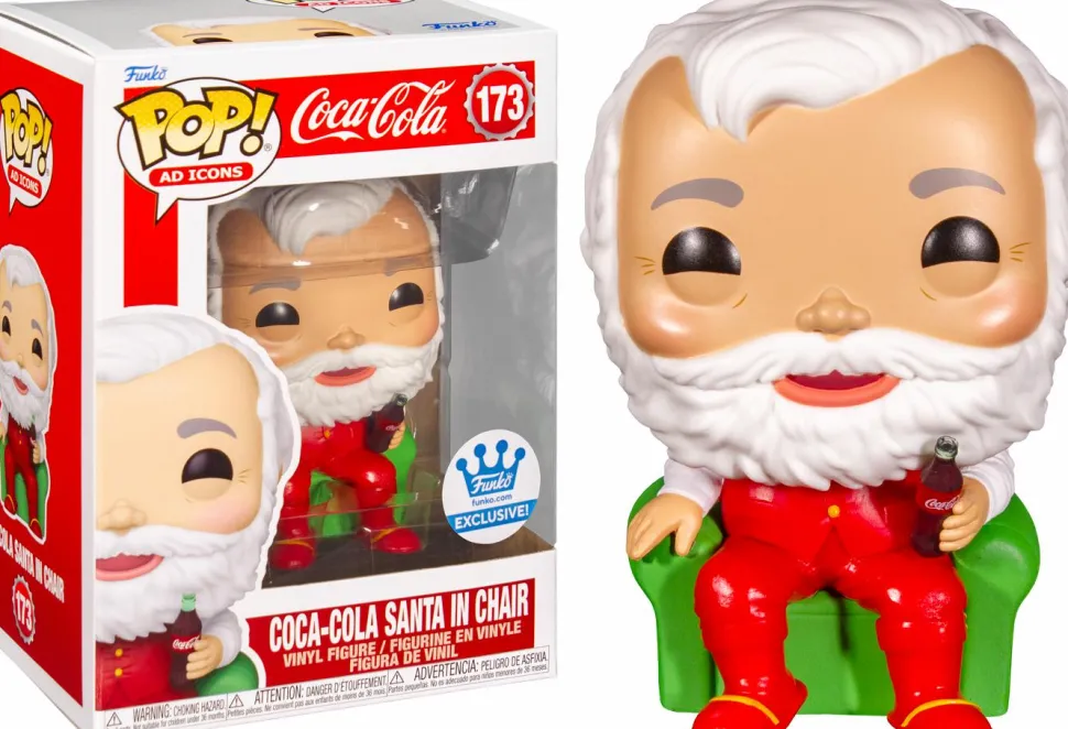 Coca-Cola - Coca-Cola Santa in Chair Pop! Vinyl Figure (Funko / Popcultcha Exclusive)