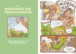 Comic Book Guide to Growing Food by Joseph Tychonievich Paperback Book