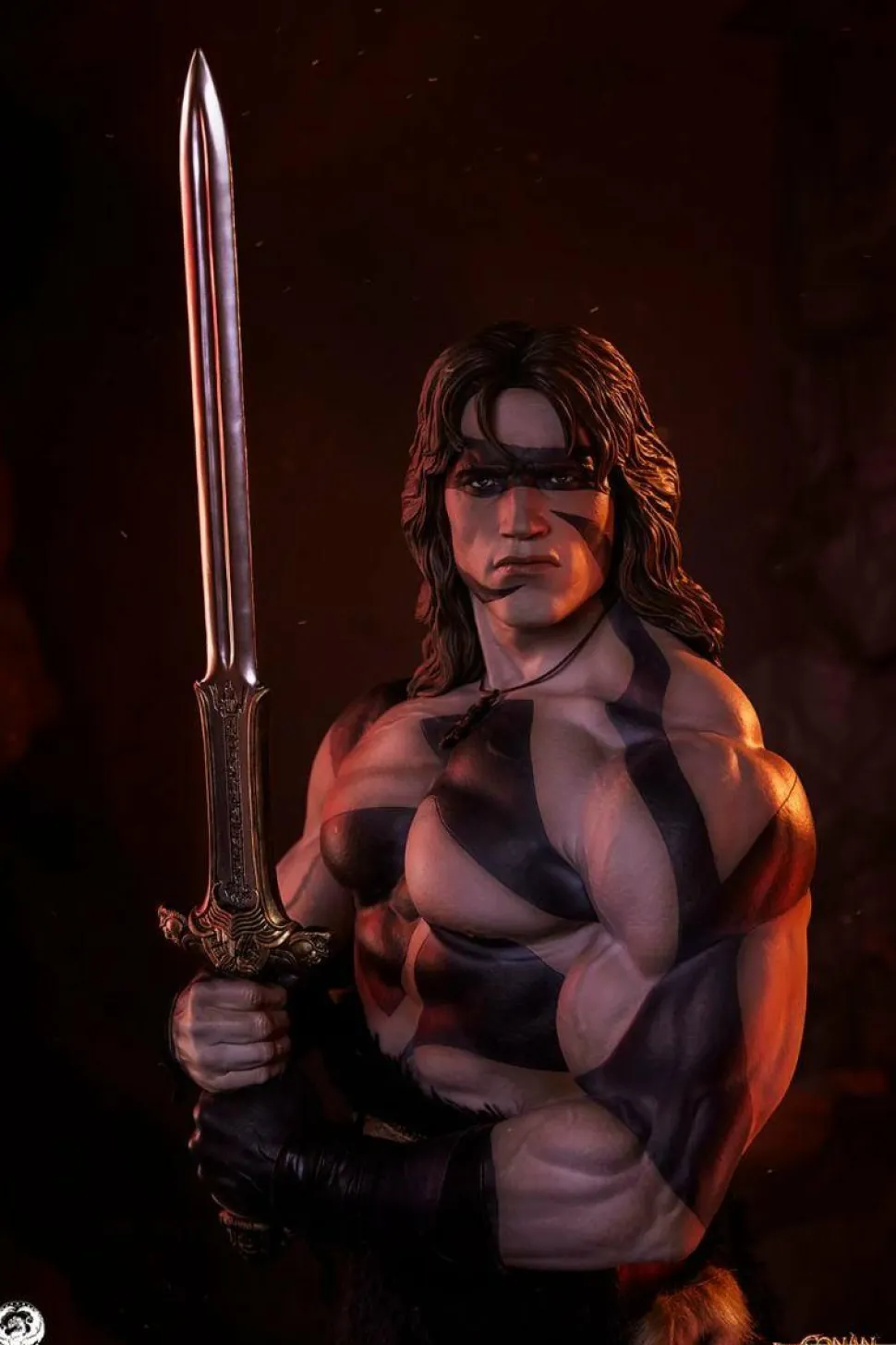 Conan the Barbarian (1982) - Conan the Barbarian Warpaint Edition Elite Series 1/2 Scale Statue