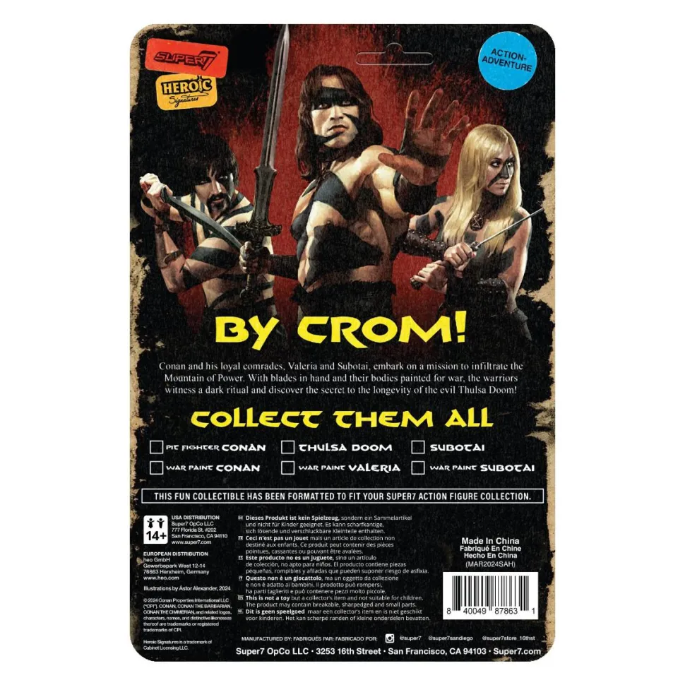 Conan the Barbarian (1982) - Conan (War Paint) ReAction 3.75" Action Figure (Wave 2)