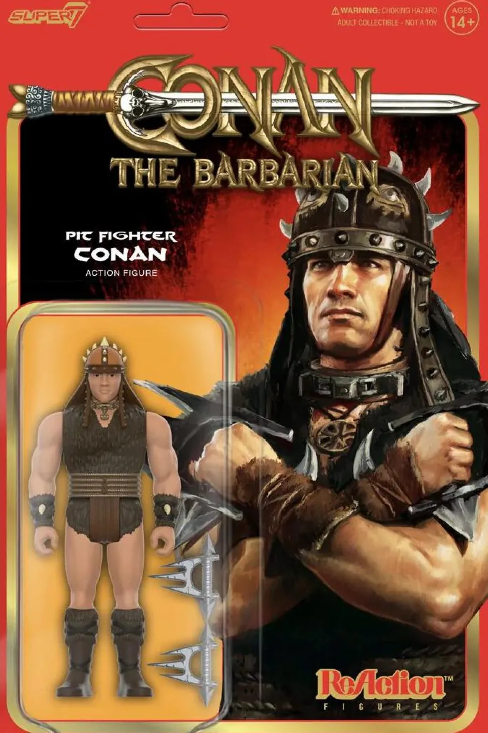 Conan the Barbarian (1982) - Pit Fighter Conan ReAction 3.75" Action Figure (Wave 1)
