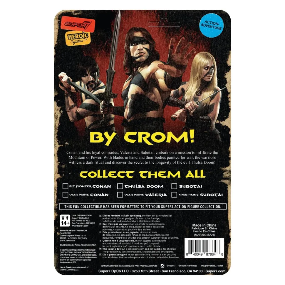 Conan the Barbarian (1982) - Valeria (War Paint) ReAction 3.75" Action Figure (Wave 2)