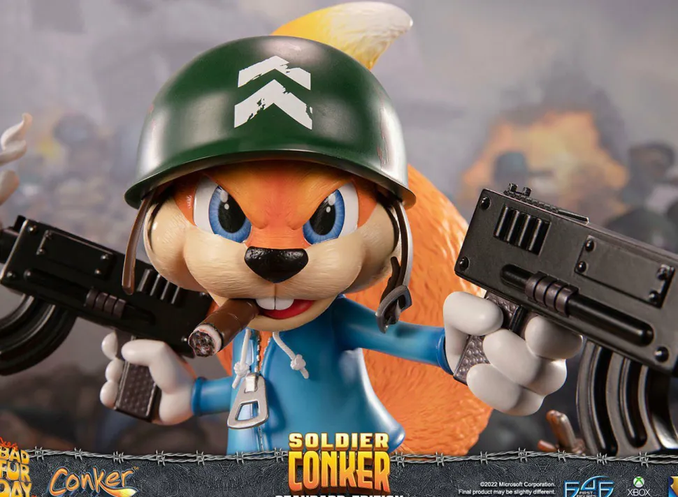 Conker’s Bad Fur Day - Soldier Conker 12” Statue