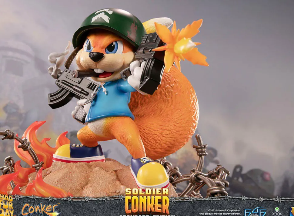 Conker’s Bad Fur Day - Soldier Conker 12” Statue