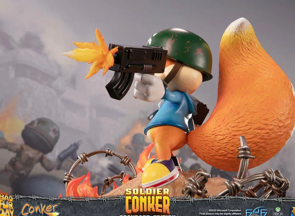 Conker’s Bad Fur Day - Soldier Conker 12” Statue