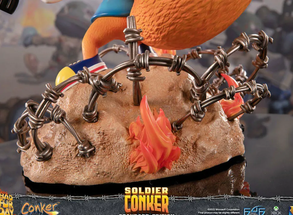 Conker’s Bad Fur Day - Soldier Conker 12” Statue