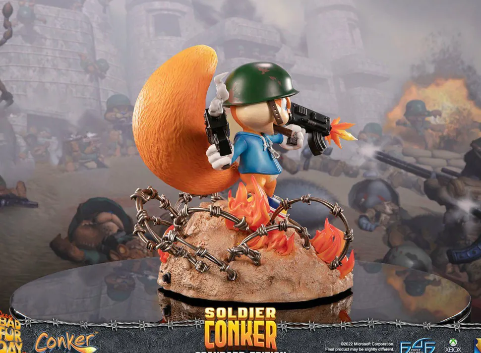 Conker’s Bad Fur Day - Soldier Conker 12” Statue