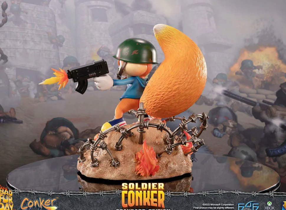 Conker’s Bad Fur Day - Soldier Conker 12” Statue