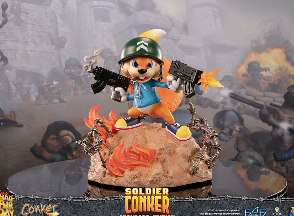 Conker’s Bad Fur Day - Soldier Conker 12” Statue