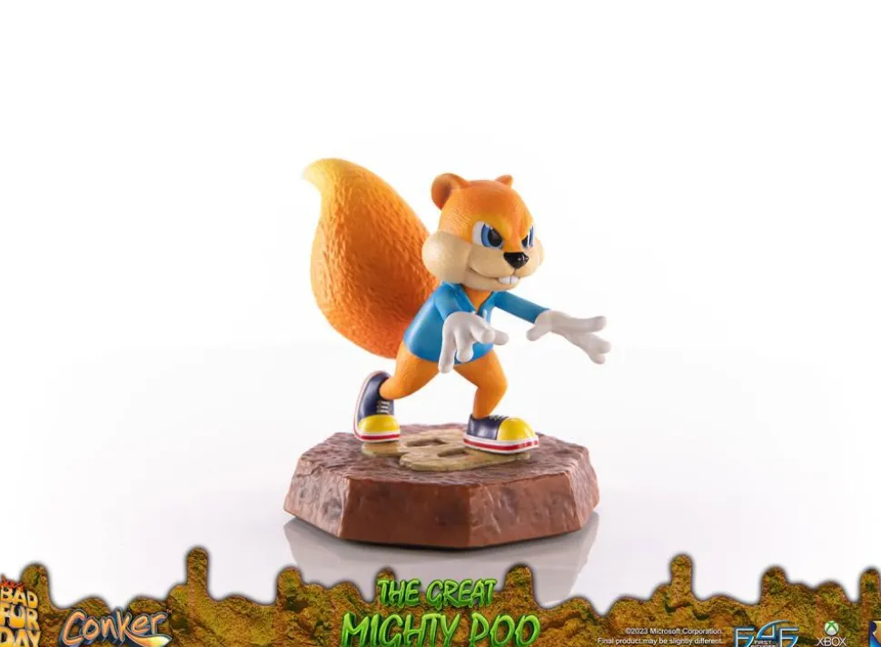 Conker's Bad Fur Day - The Great Mighty Poo with Conker 14" Statue
