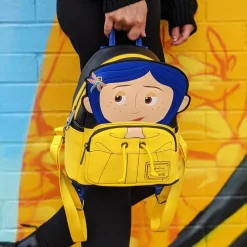 Coraline - Coraline Cosplay 10” Faux Leather Mini Backpack