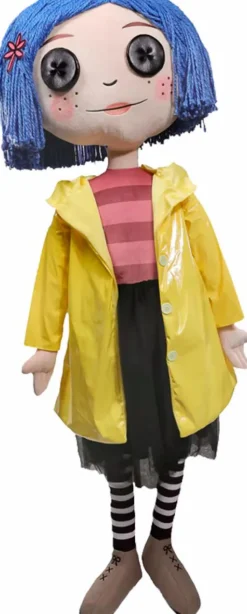 Coraline - Coraline with Button Eyes 1:1 Scale Life-Size Plush