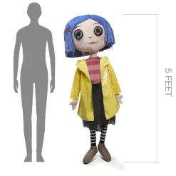 Coraline - Coraline with Button Eyes 1:1 Scale Life-Size Plush