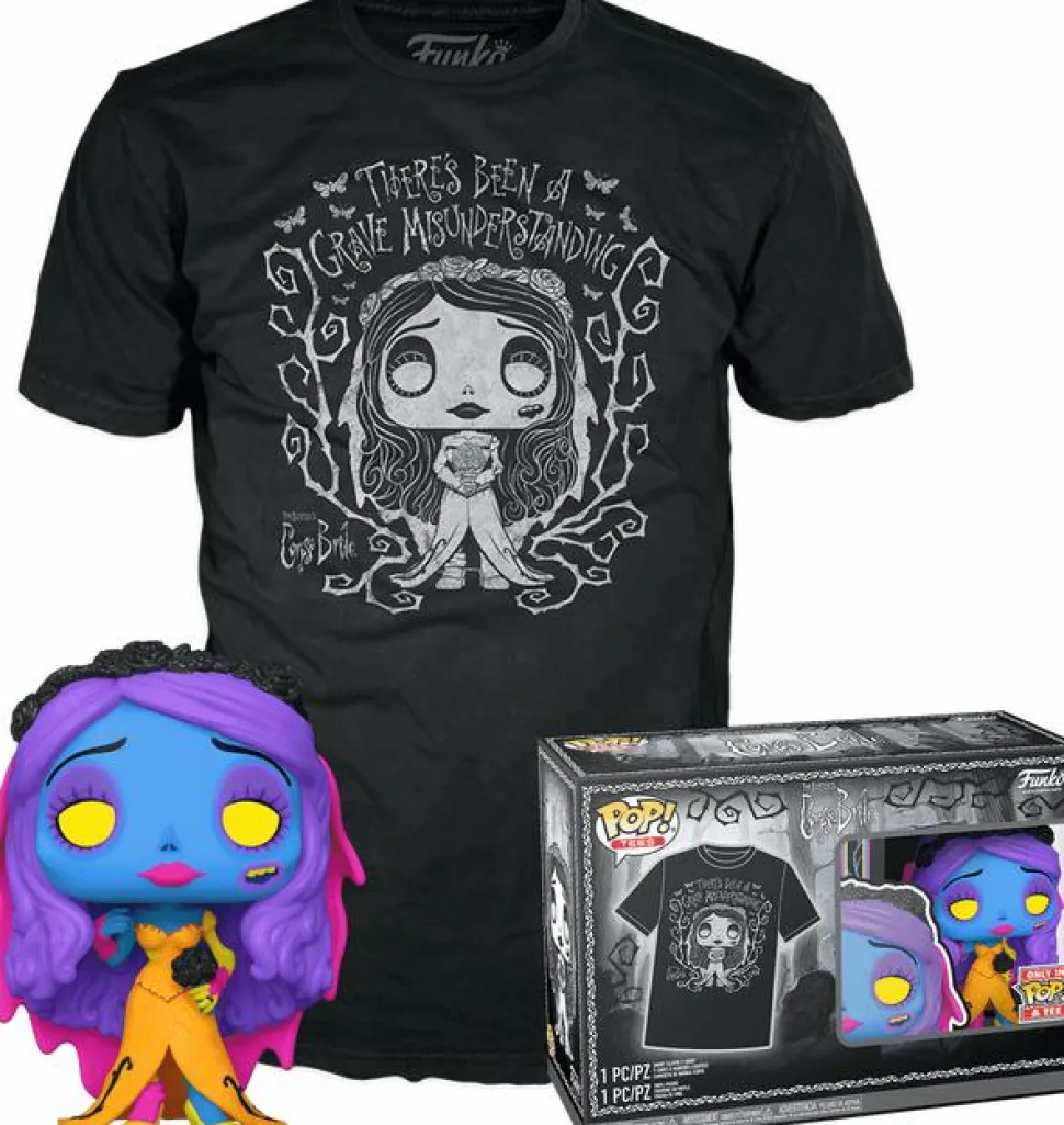 Corpse Bride - Emily Blacklight Pop! Vinyl Figure & T-Shirt Box Set