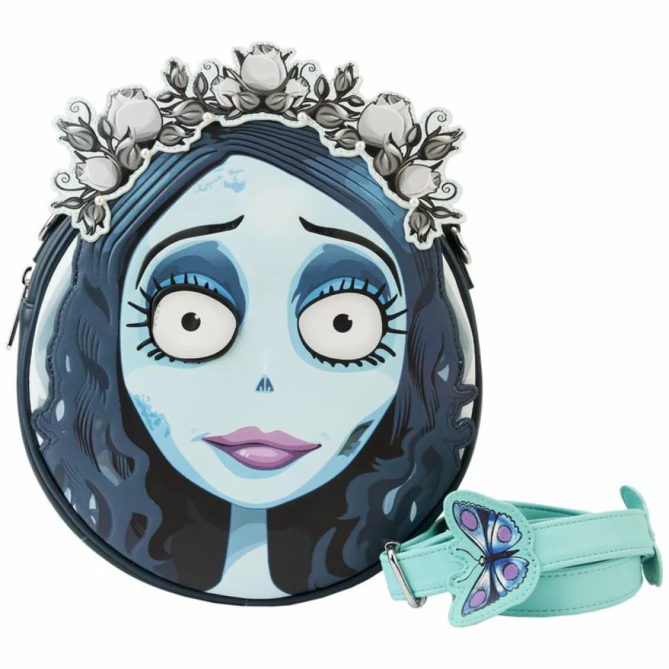 Corpse Bride - Emily Glow in the Dark 9" Faux Leather Crossbody Bag