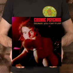 Cosmic Psychos - Blokes You Can Trust LP Vinyl Record (Orange Marbled Coloured Vinyl)