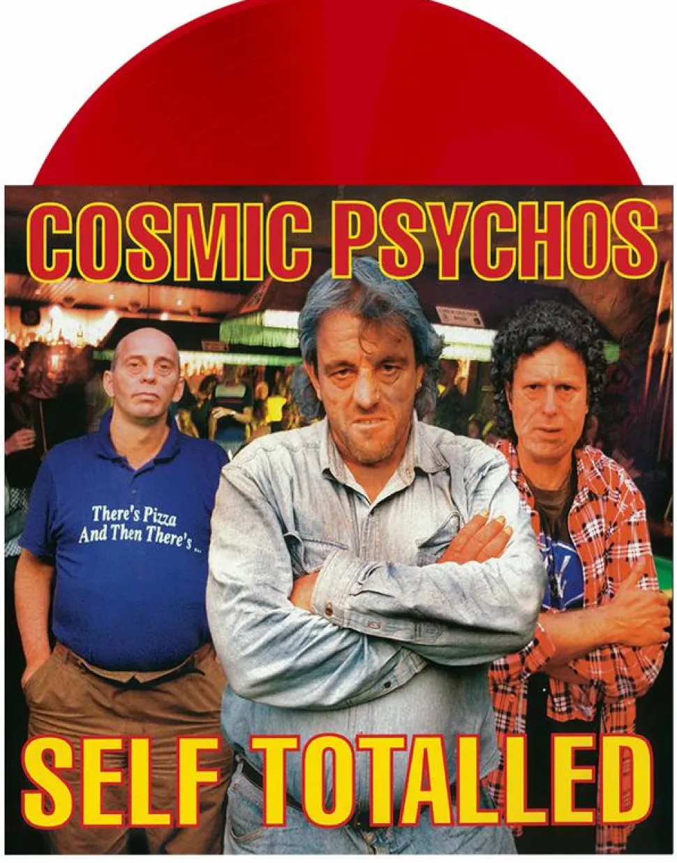Cosmic Psychos - Self Totalled LP Vinyl Record (Red Marble Coloured Vinyl)