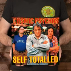 Cosmic Psychos - Self Totalled LP Vinyl Record (Red Marble Coloured Vinyl)