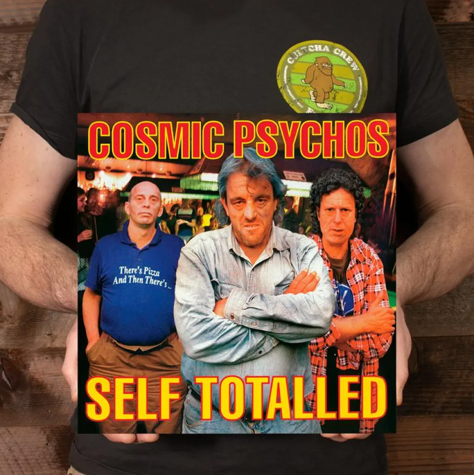 Cosmic Psychos - Self Totalled LP Vinyl Record (Red Marble Coloured Vinyl)