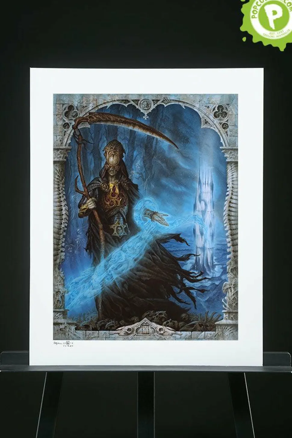 Court of the Dead - Death Welcomes You Fine Art Print by Milivoj Ceran