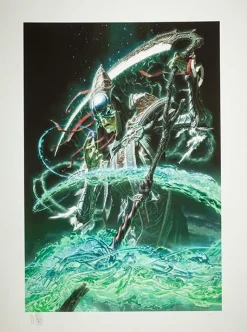 Court of the Dead - Death: Shepherd of Souls Premium Art Print by Fabian Schlaga