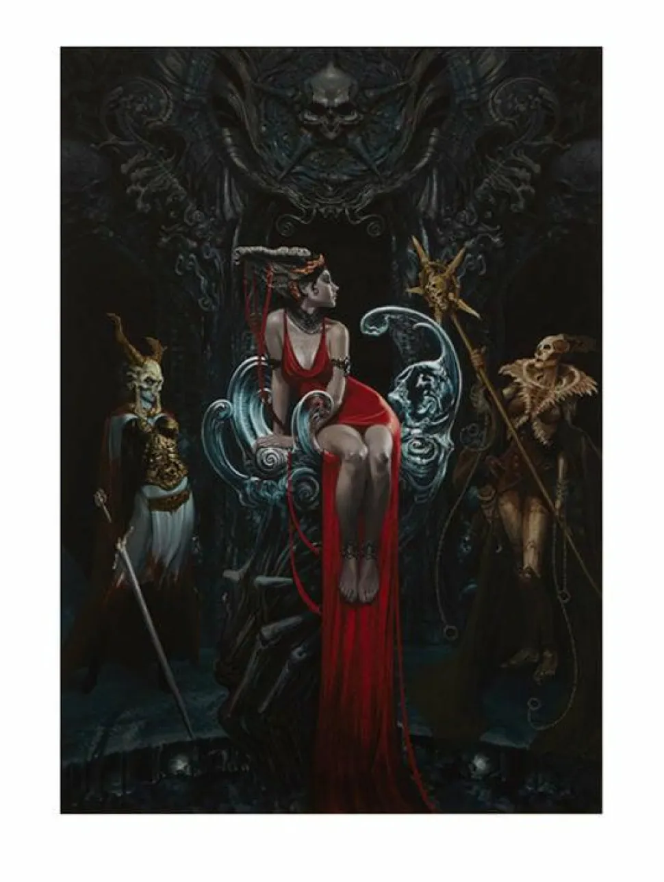 Court of the Dead - Divided We Stand Premium Art Print by Allen Williams