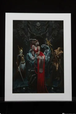 Court of the Dead - Divided We Stand Premium Art Print by Allen Williams