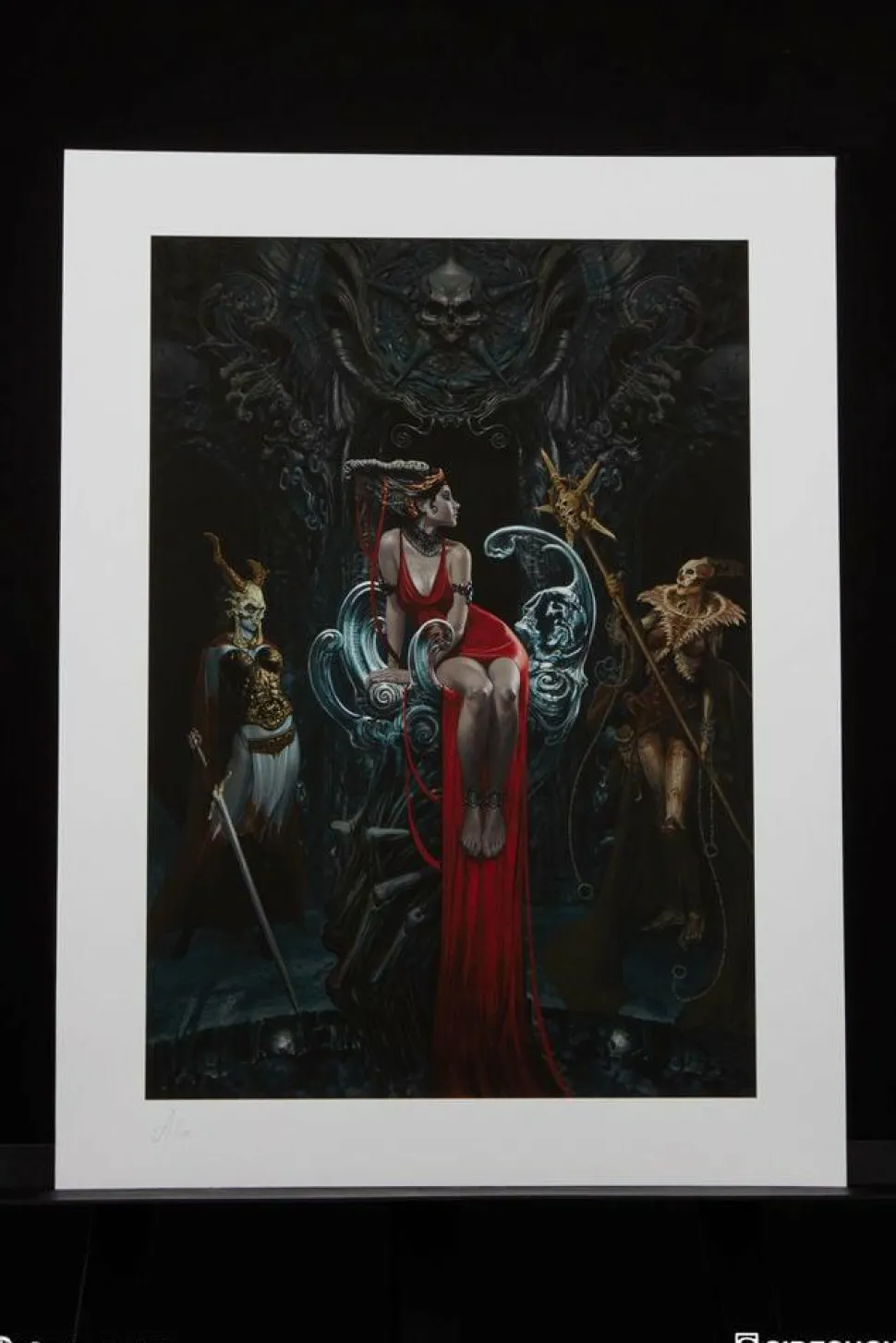 Court of the Dead - Divided We Stand Premium Art Print by Allen Williams