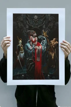 Court of the Dead - Divided We Stand Premium Art Print by Allen Williams
