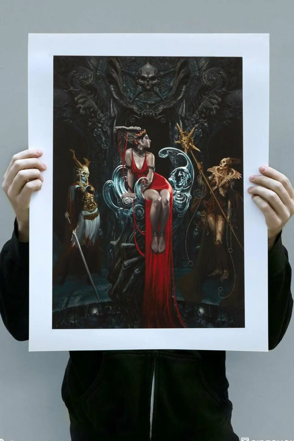 Court of the Dead - Divided We Stand Premium Art Print by Allen Williams