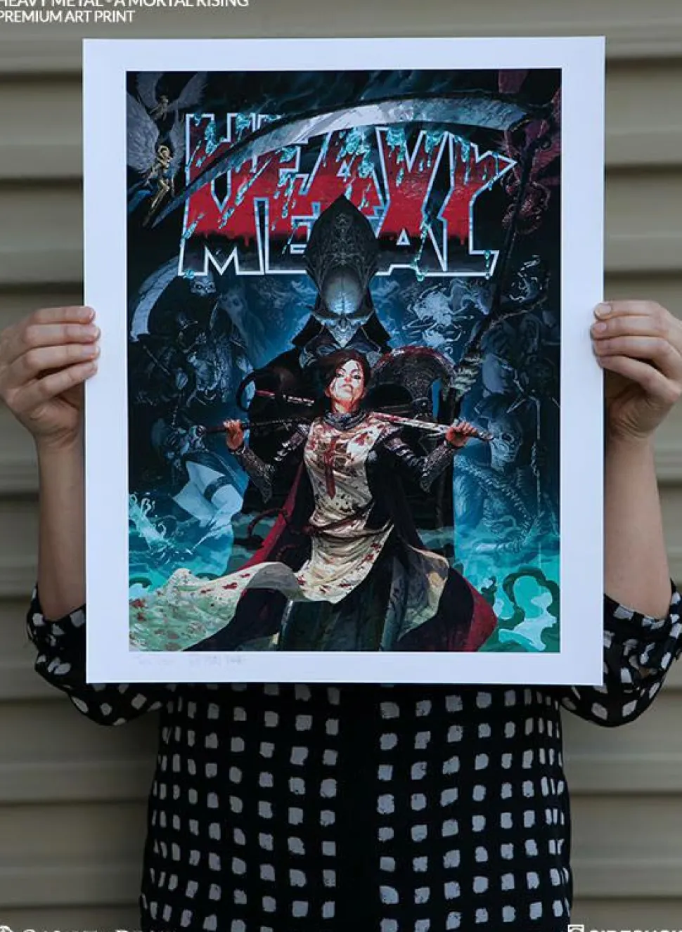 Court of the Dead - Heavy Metal: A Mortal Rising Premium Art Print by Fabian Schlaga and Tom Jilesen