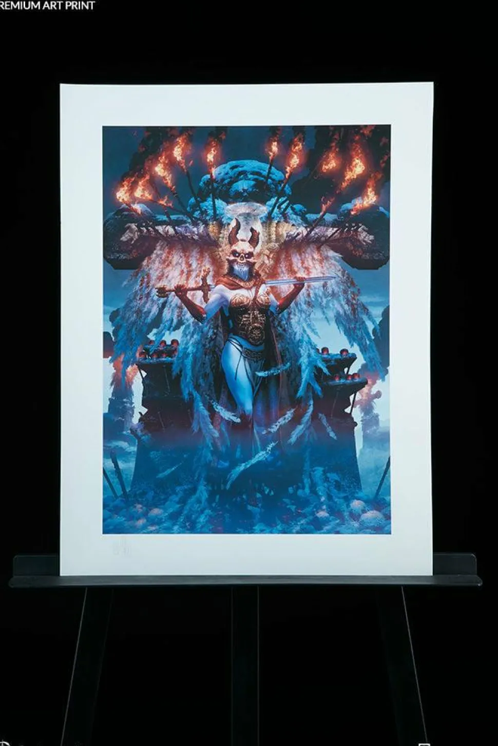 Court of the Dead - Kier: Valkyrie’s Retribution Premium Art Print by Fabian Schlaga