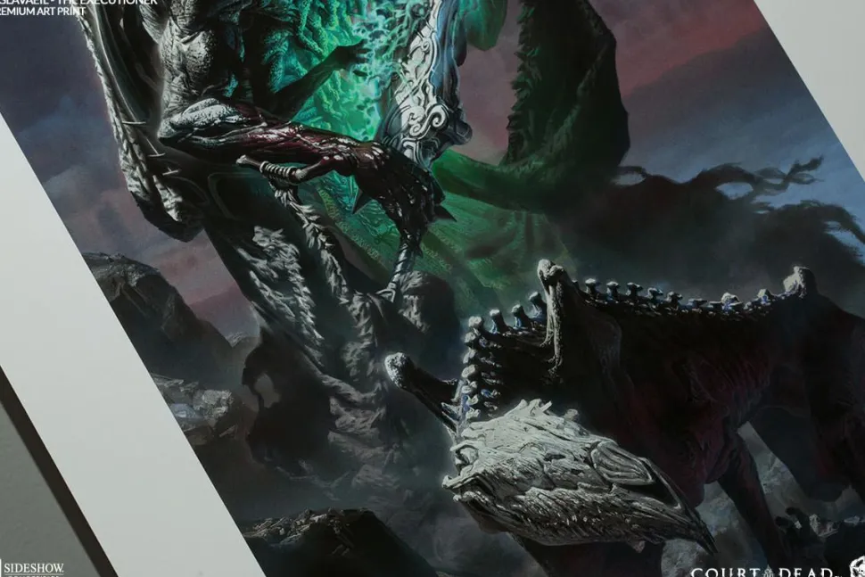 Court of the Dead - Oglavaeil: The Executioner Premium Art Print by Fabian Monk Schlaga