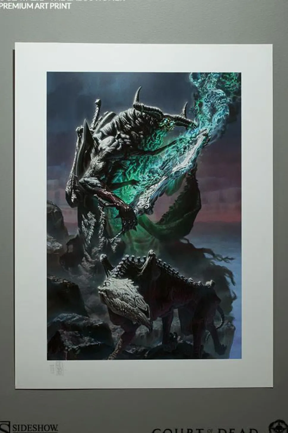 Court of the Dead - Oglavaeil: The Executioner Premium Art Print by Fabian Monk Schlaga
