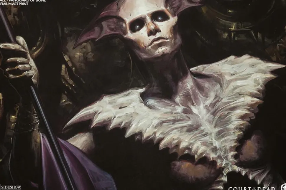 Court of the Dead - Xiall: Vanguard of Bone Premium Art Print by David Palumbo