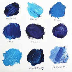Courtney Barnett - Things Take Time, Take Time LP Vinyl Record (Blue Coloured Vinyl)