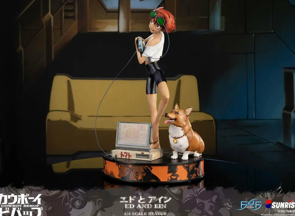 Cowboy Bebop - Ed & Ein 1/4 Scale Statue