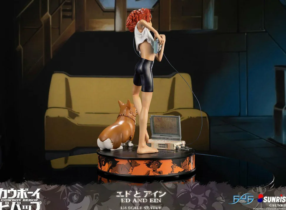 Cowboy Bebop - Ed & Ein 1/4 Scale Statue